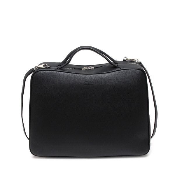 イルビゾンテ IL BISONTE  レザー ハンド・ショルダー 2WAYバッグ【BK253 BLACK】 BBW003 PI0005 BK253/【2021-22AW】l-bag