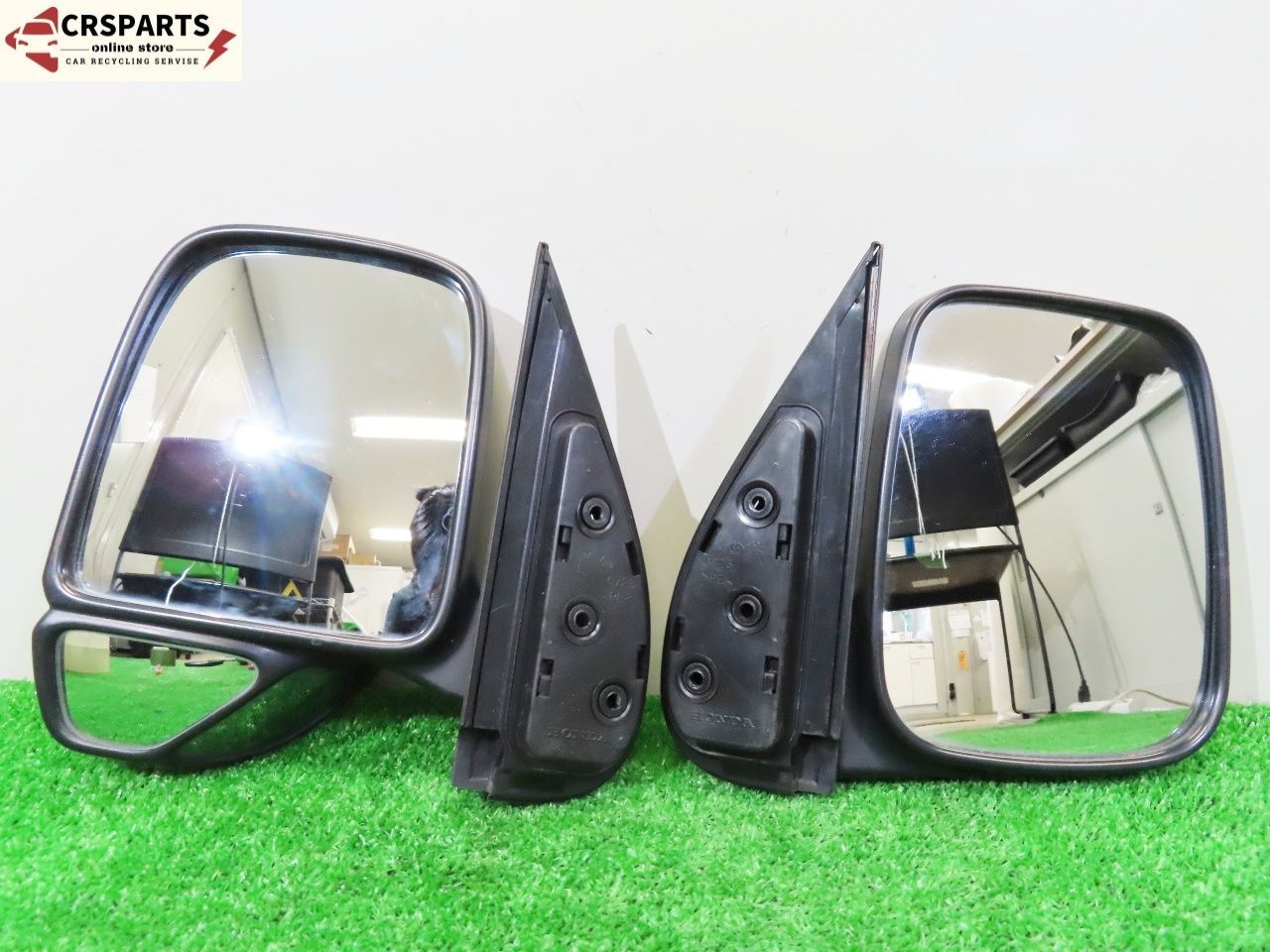 バモスホビオ　左　助手席側　ドアミラー バモス ホビオ アクティ ドアミラー ドアミラーをバモス後期型へ交換