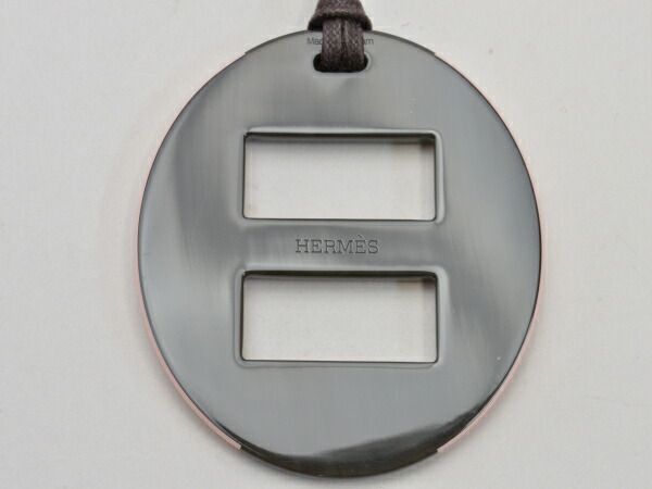 エルメス HERMES ペンダント/ネックレス バッファローホーン 革