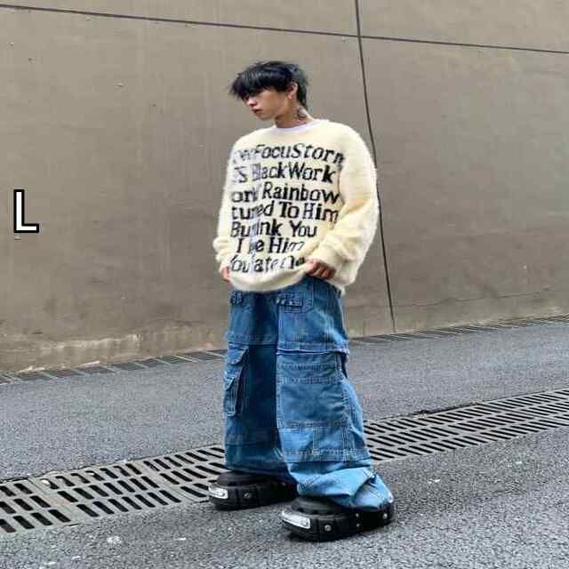 L メンズ ファッション 服 男性用 オシャレ シンプル 大人 かっこいい 大きいサイズ ストリート 紳士服 アメリカン レトロ カップル セーター 秋冬 ラウネック トップス