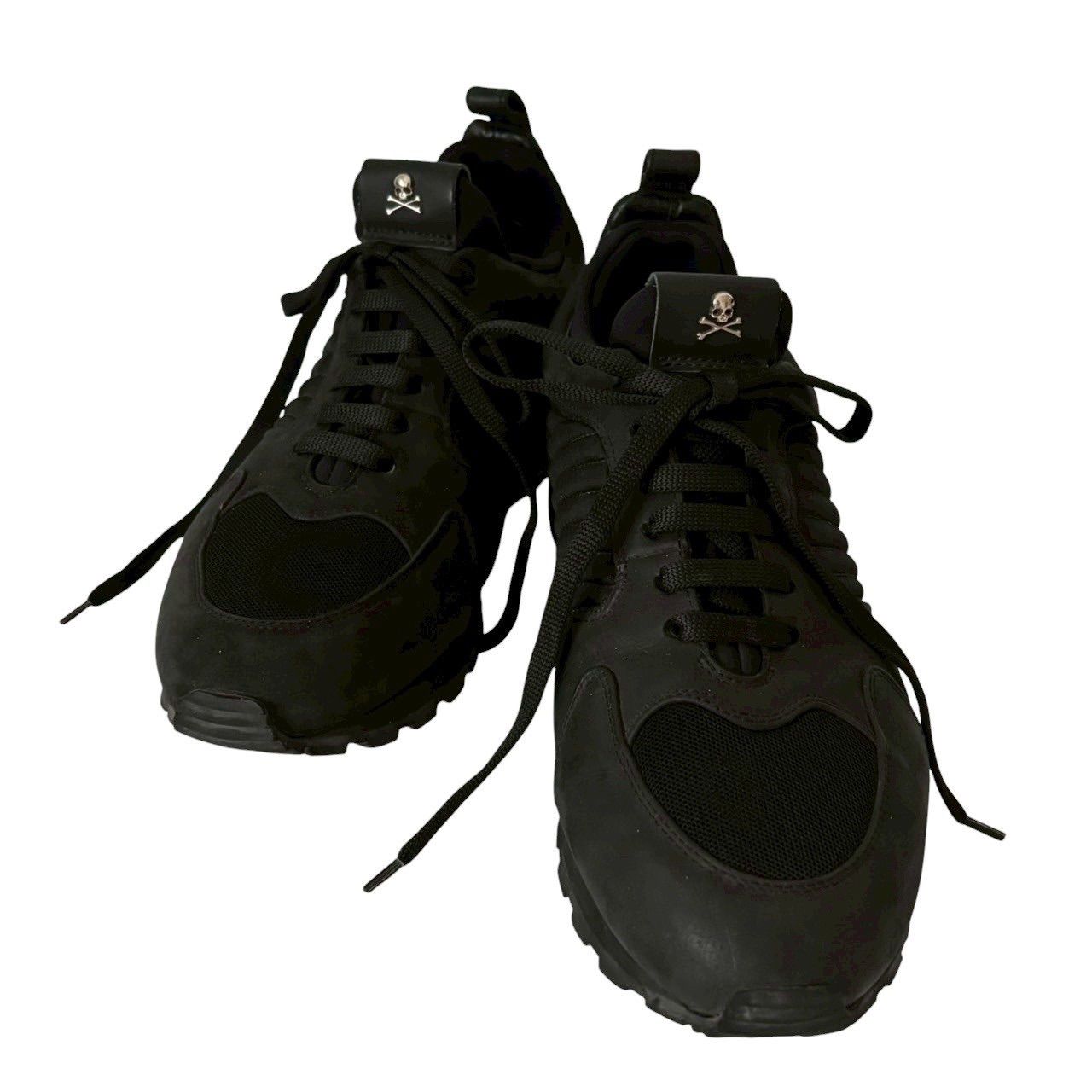 PHILIPP PLEINフィリッププレインLimited Editionスニーカー PHILIPP PLEIN フィリッププレイン ローカットシューズ 黒 骸骨