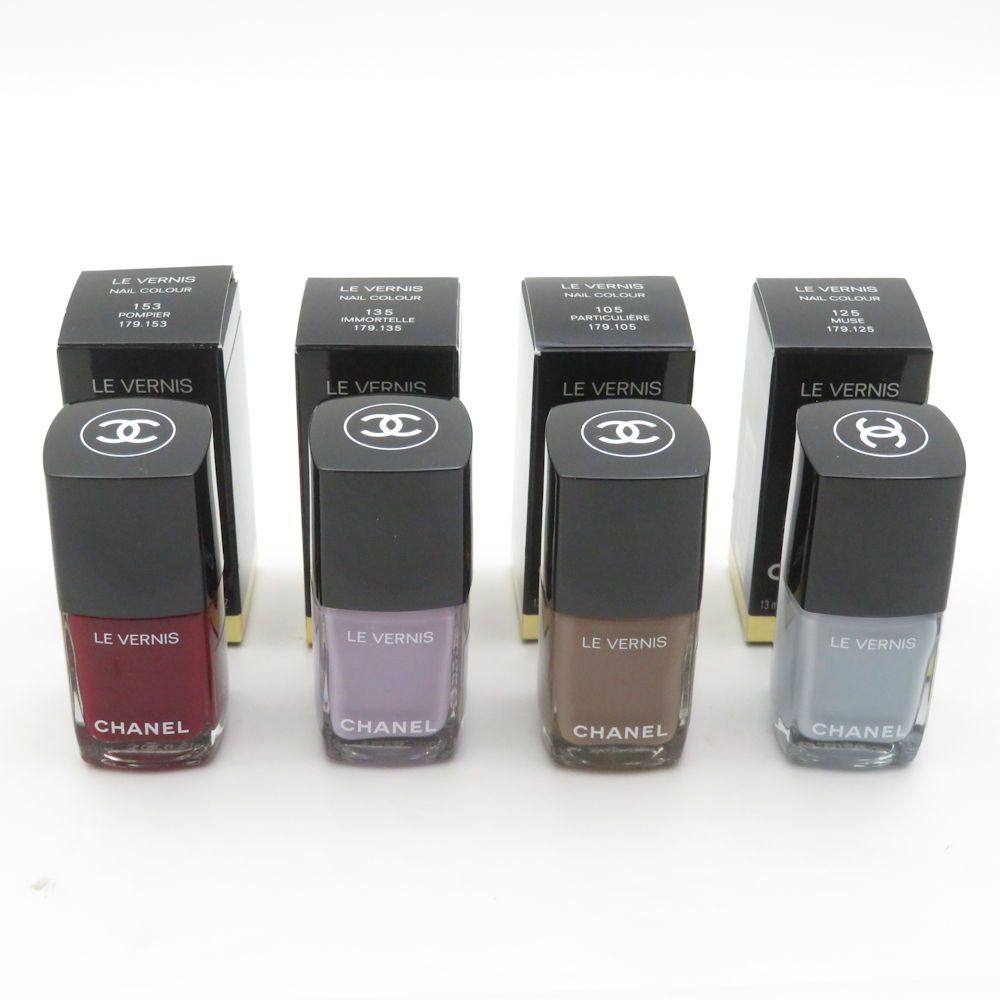 CHANEL シャネル ヴェルニ ネイルエナメル 4点 13ml おまとめセット 153 135 125 105 BC3497Z