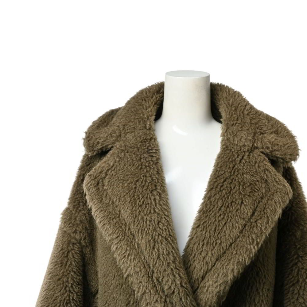 Max Mara アルパカ混 テディベア コート - メルカリ