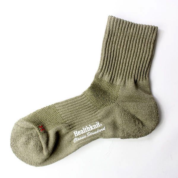 ヘルスニット ソックス Healthknit 和紙 カラー 無地 1P ソックス 191-8012 靴下 ブランド キャンプ アウトドア