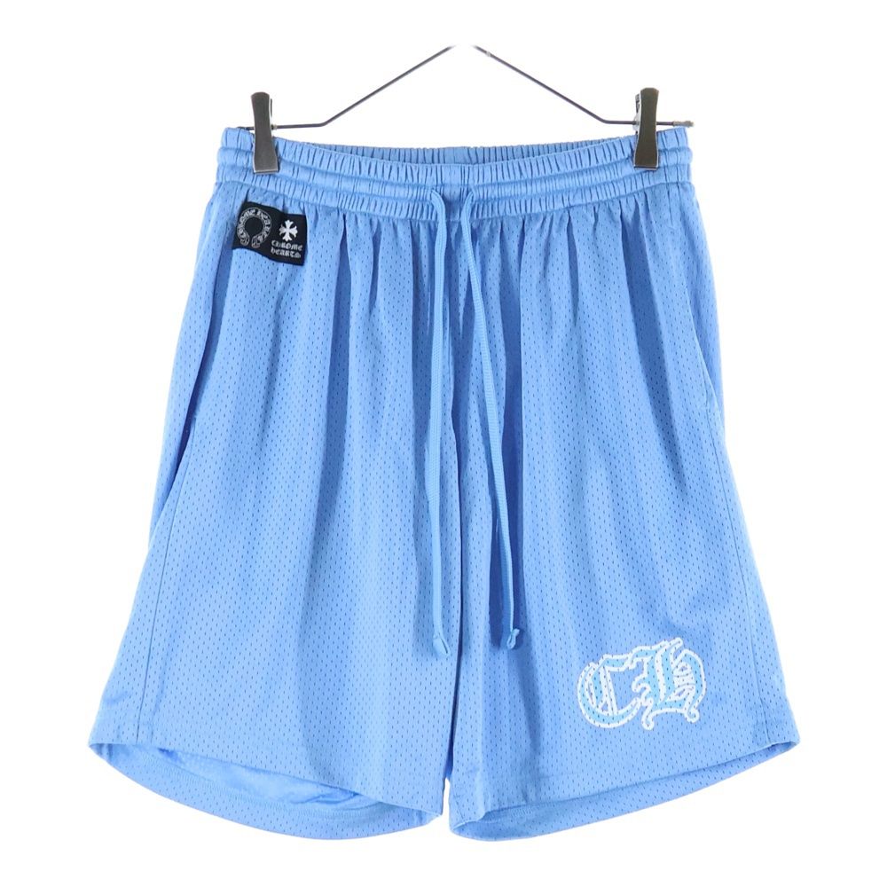 CHROME HEARTS クロムハーツ MESH VARSITY SHORTS CHプリントメッシュハーフパンツ ショーツ ブルー