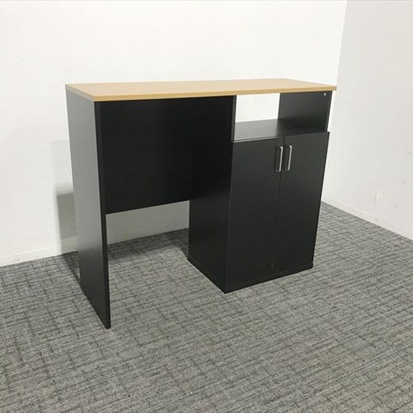 ♥ アウトレット ハイカウンター アスプルンド カフェカウンター 片面タイプ ブラック
