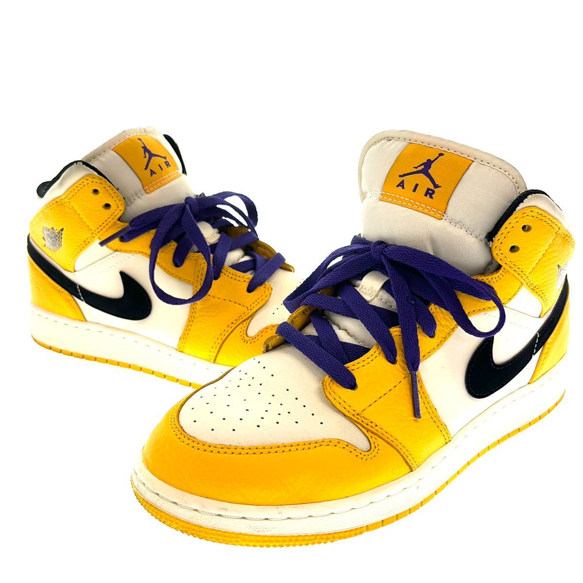 ナイキ NIKE AIR JORDAN 1 MID SE GS Lakers エアジョーダン