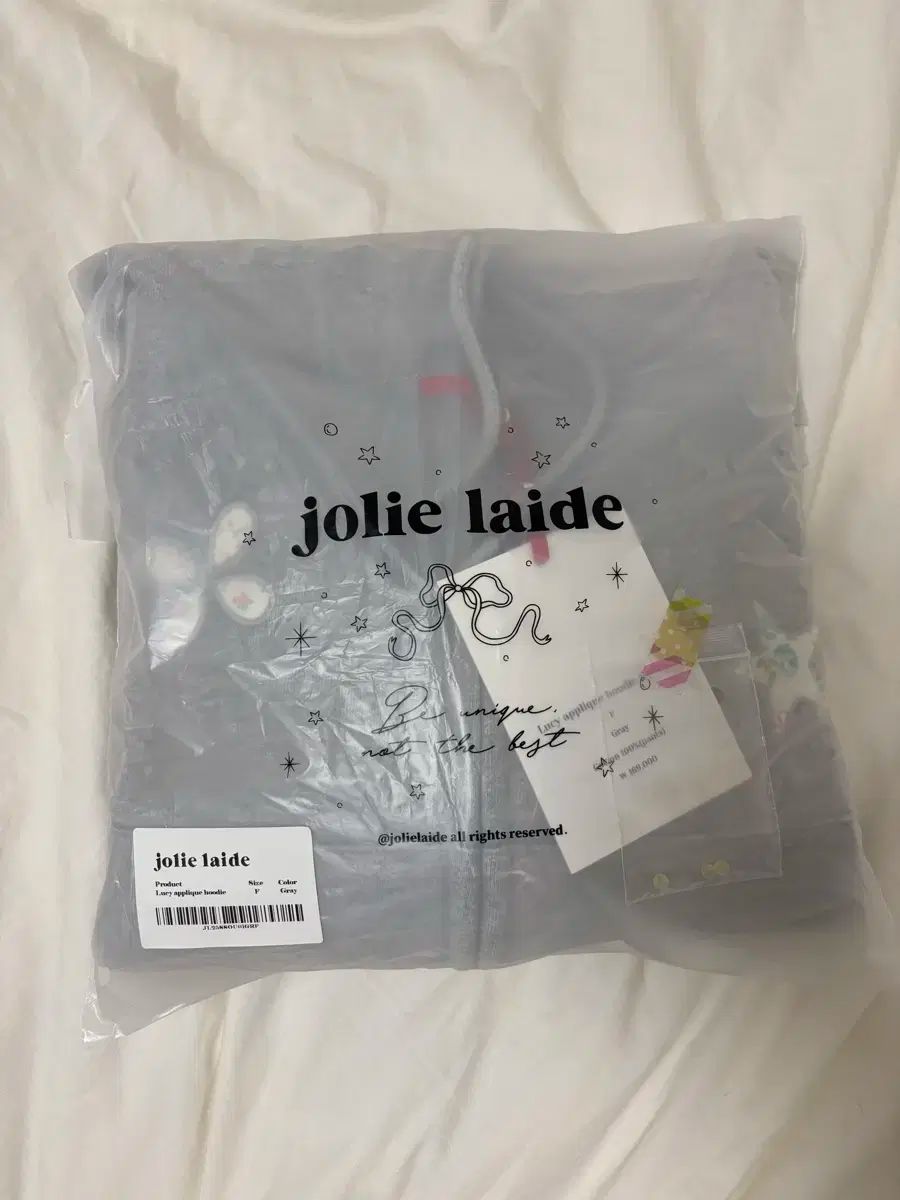 JOLIE LAIDE フードジップアップ LUCY ルシ アプリケ フードジップアップ