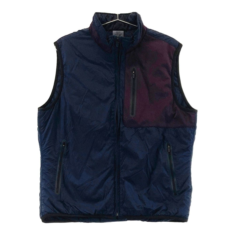 サイズ Large UNITED ARROWS GOLF ユナイテッドアローズゴルフ 中綿 ジップベスト ネイビー系 240101477583 ゴルフウェア メンズ ストスト