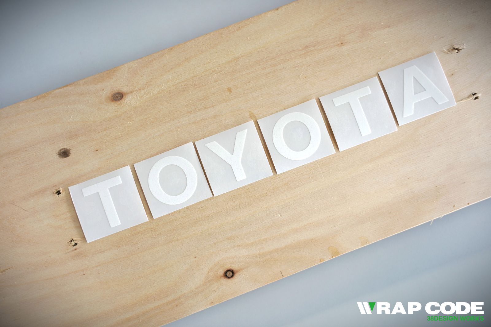 ZX純正バックドアガーニッシュASSY＆TOYOTA表面マットフィルム 完成品