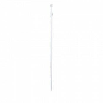 N器具 993 のぼり旗用ポール 2.4m 白 Φ22mm|横棒幅850mm