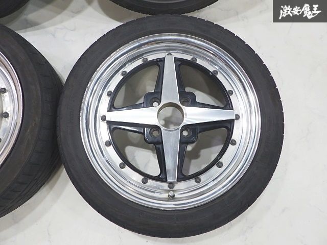 専用出品①WORK EQUIP01 15/4H/100 ホイール ○WORK ワーク Equip エクイップ 01 15インチ 5J ＋42 4穴