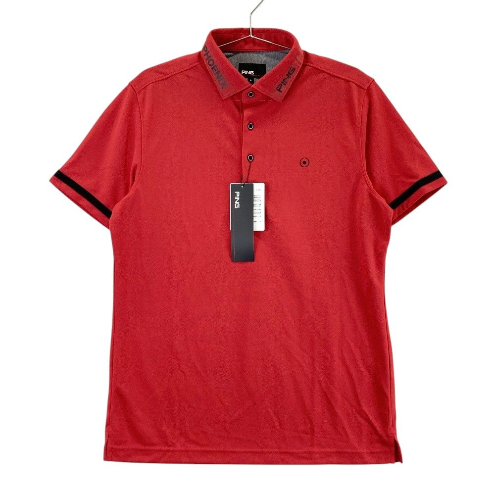 MARK&LONA マークアンドロナ メンズ ゴルフ ポロシャツ 赤L MARK&LONA