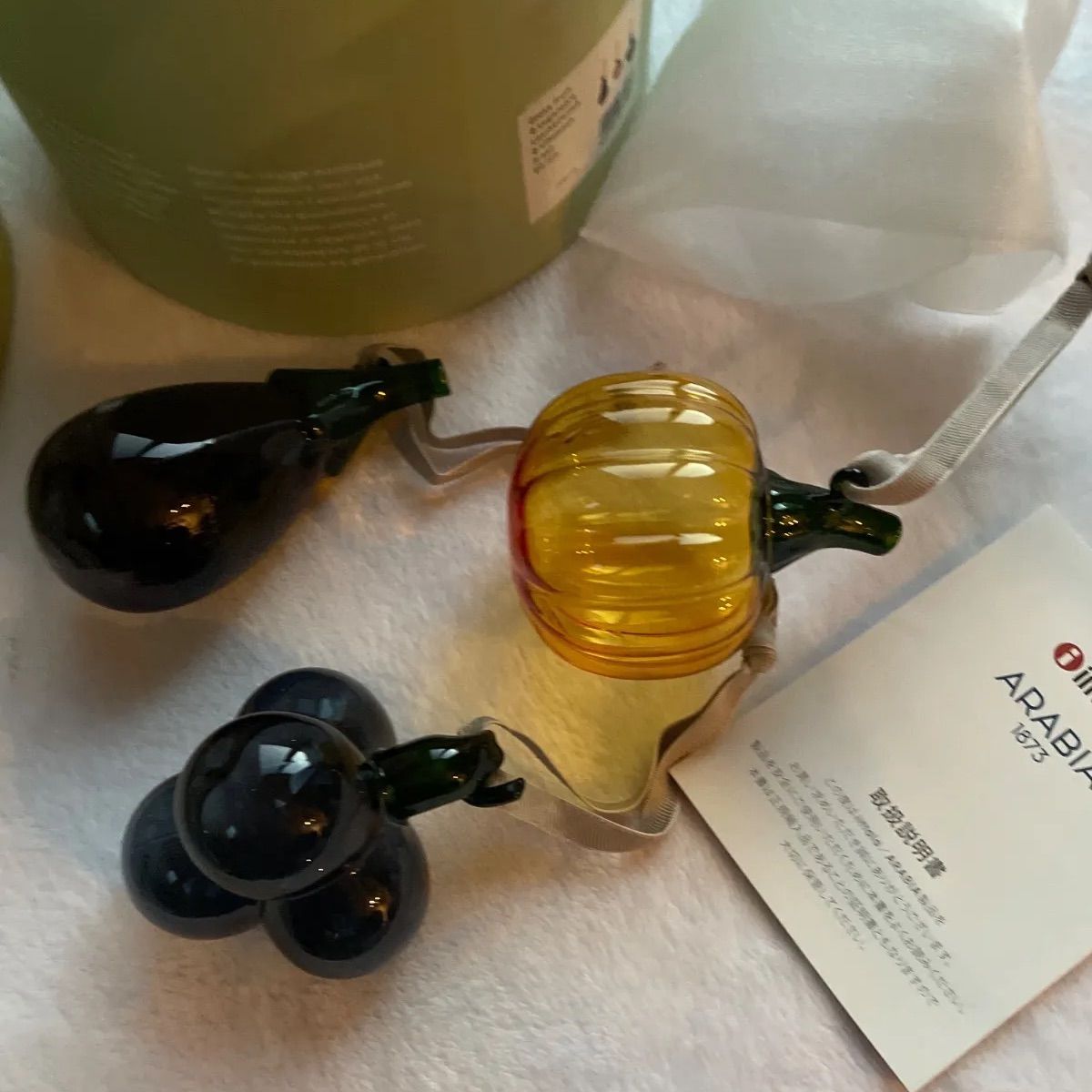 イッタラ ガラスオーナメント フルーツ ベジタブル - メルカリ