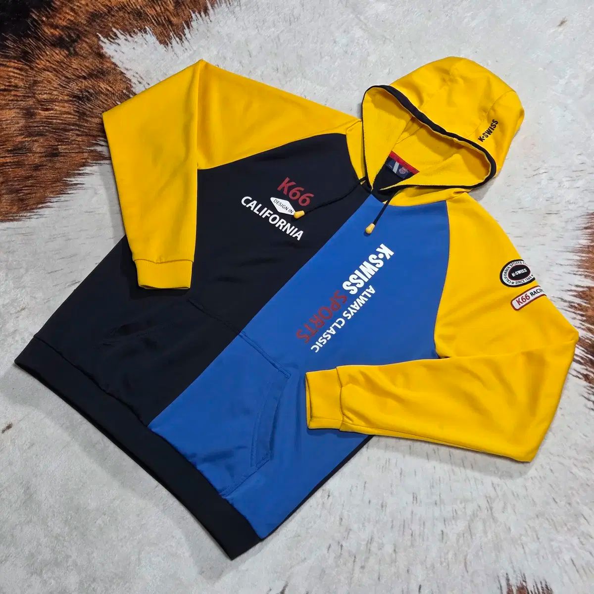 セットアップ 「K-SWISS/ケースイス」タフタ裏トリコットセットアップ