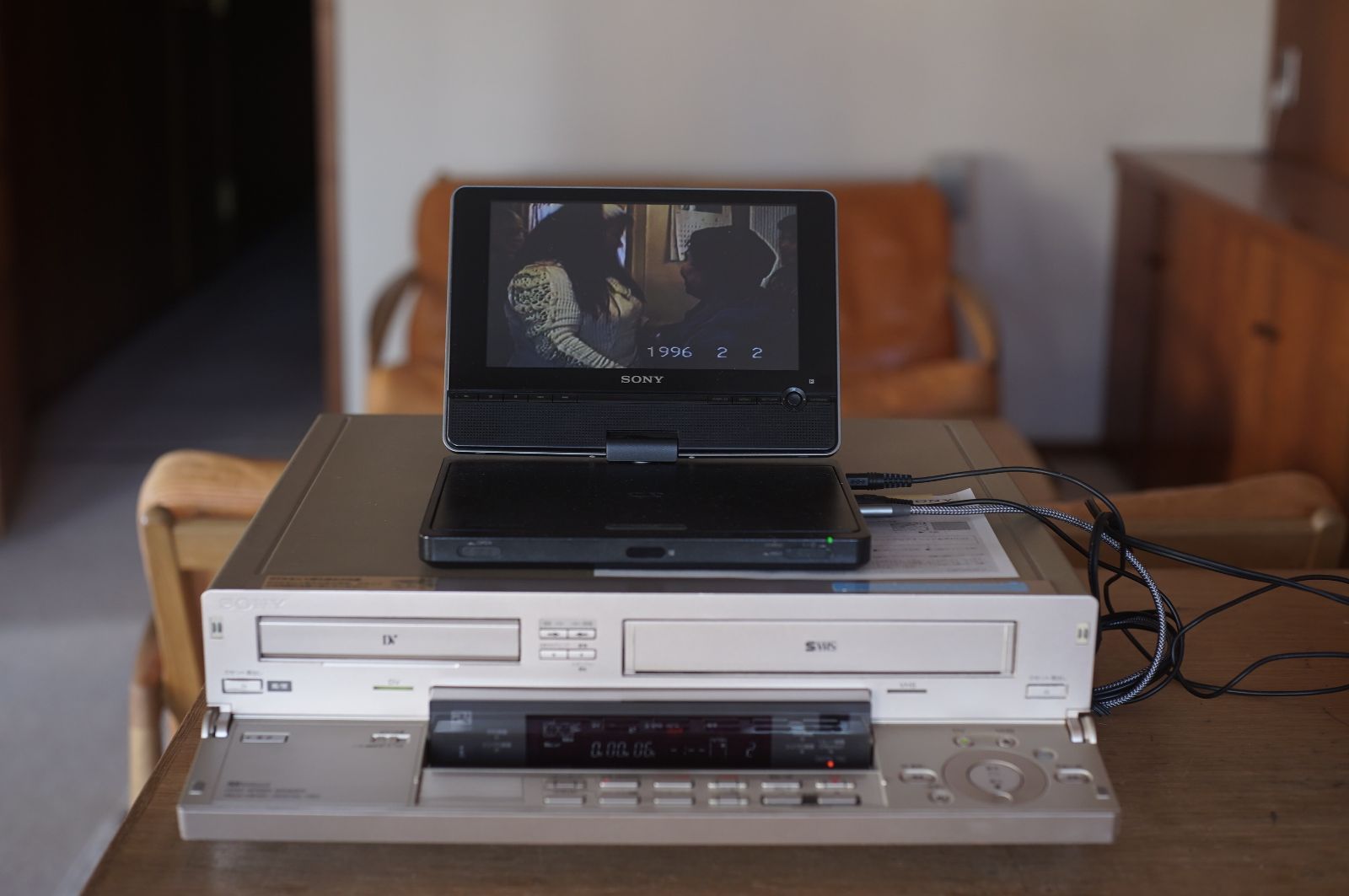 訳あり品 SONY WV-DR7 S-VHS DV オンライン MINI DV ビデオデッキ 訳