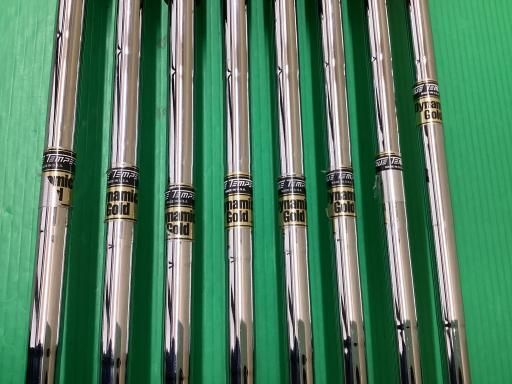 名器 貴重なレフティ ピン EYE2+ メンズ アイアン 10本セット 橙ドット