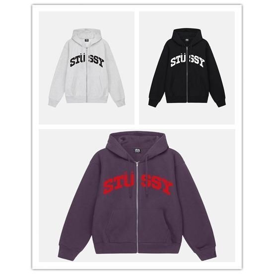 STUSSY ステューシー STUSSY BLOCK SPORT ZIP HOOD パーカー フード フーディ トップス ジップパーカー  [並行輸入品] - メルカリ