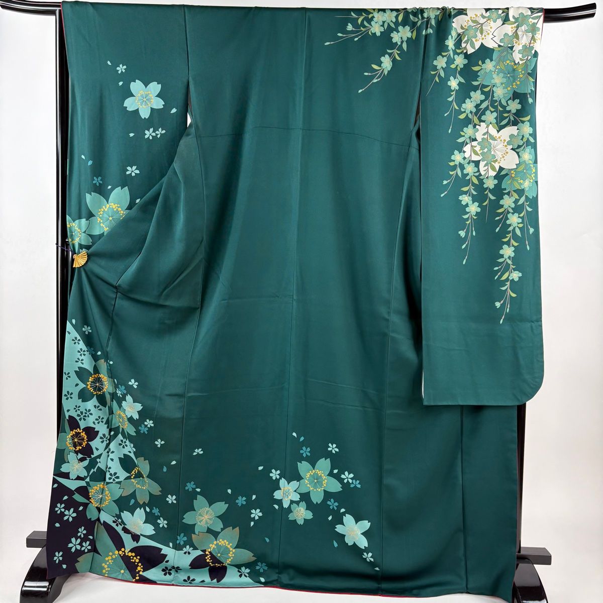 振袖 名品 身丈168cm 裄丈67.5cm 正絹 振袖 身丈168.5cm 裄丈67.5