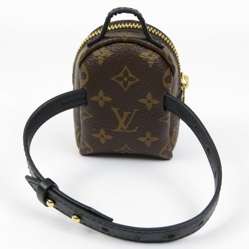 未使用品 LOUIS VUITTON ルイヴィトン ブラスレパーティーパームスプリング リストポーチ 小物入れ バッグ型 20年製 現行 モノグラム ポーチ PVC ブラウン レディース