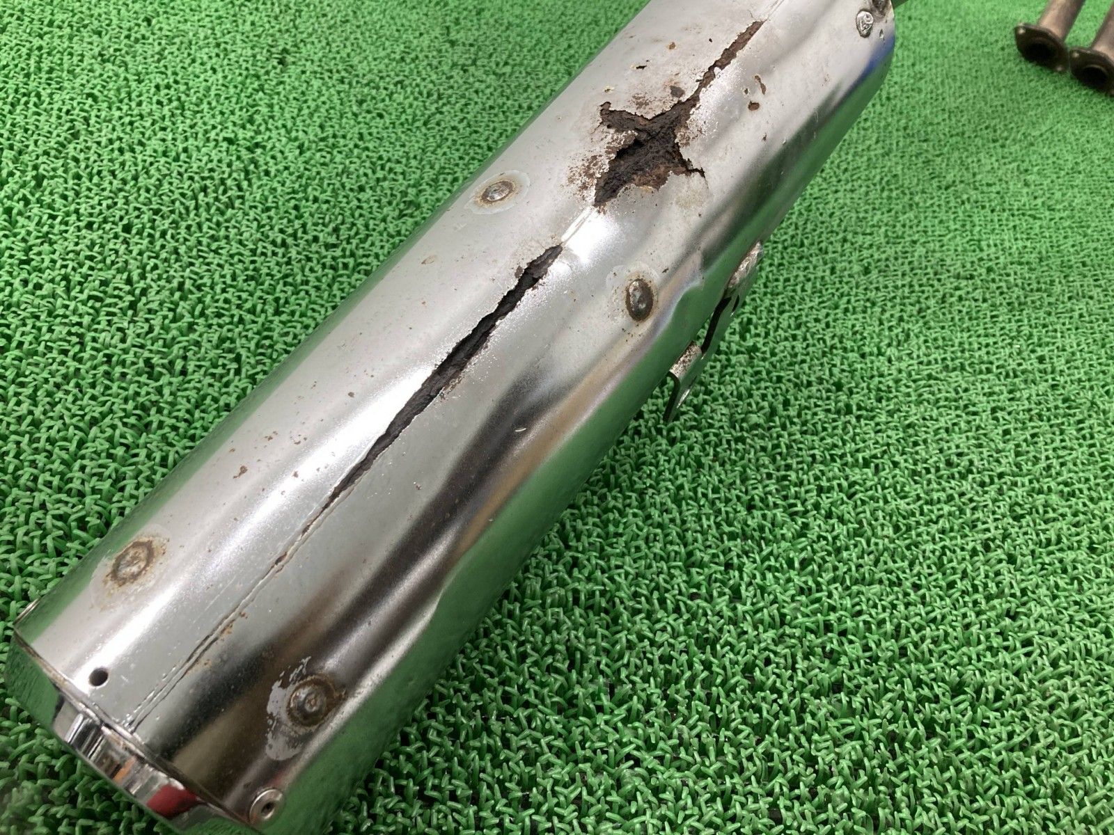 バリオス マフラー K289 カワサキ 純正 バイク 部品 ZR250A 初期型 BALIUS 復素材やカスタム素材に 車検 Genuine Tx