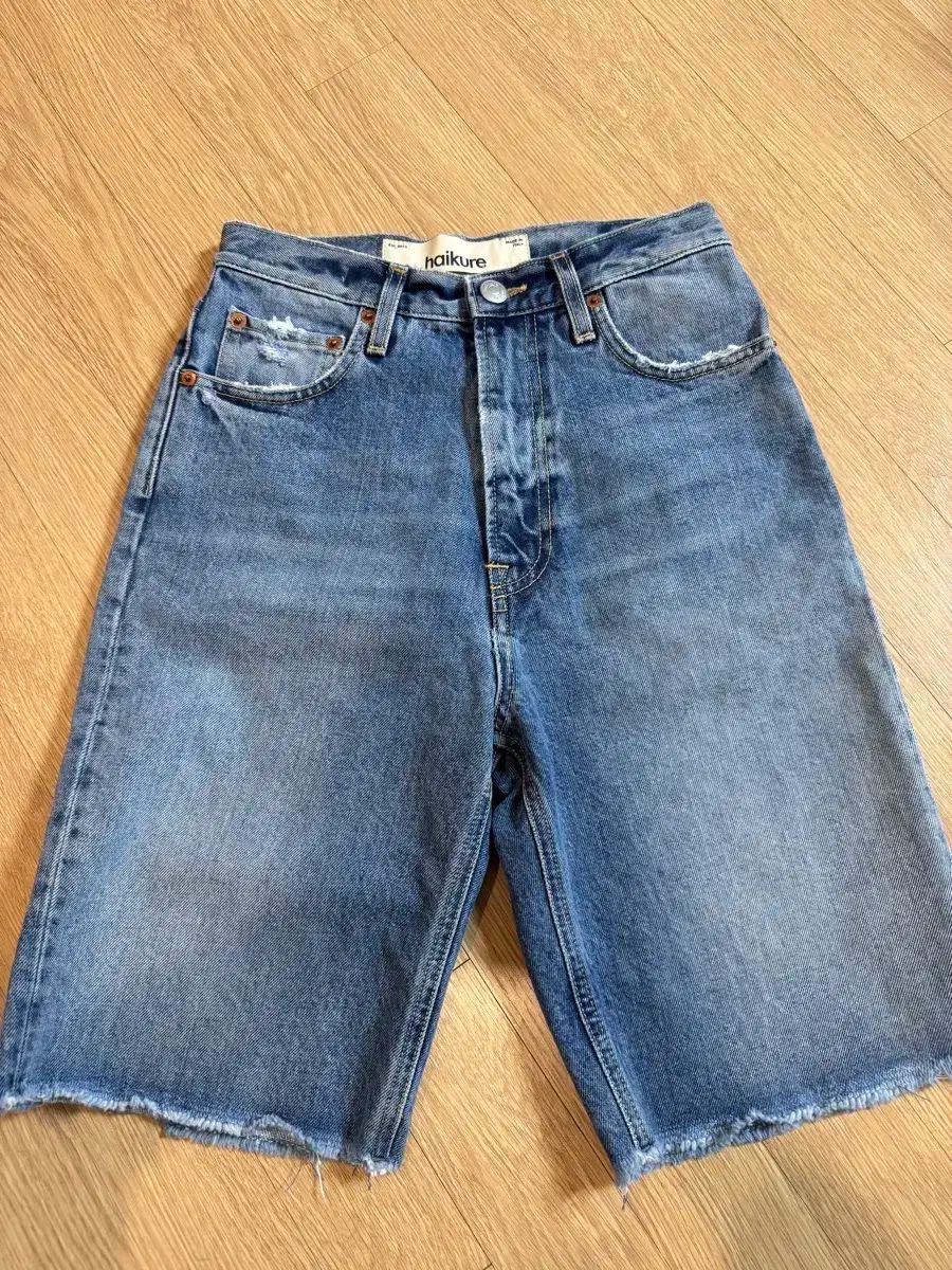 ハイクレ haikure virginia short blue デニム