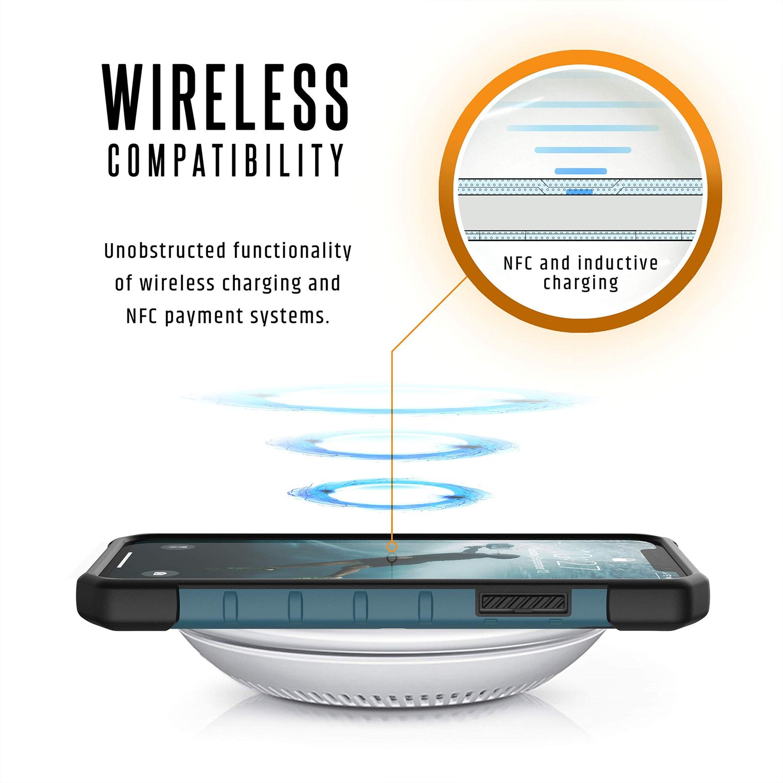 URBAN ARMOR GEAR UAG iPhone Xs/X [5.8インチスクリーン] ケース パスファインダー [スレート] 頑丈なミリタリードロップ保護カバー [パスファインダー - スレート] [Urban]