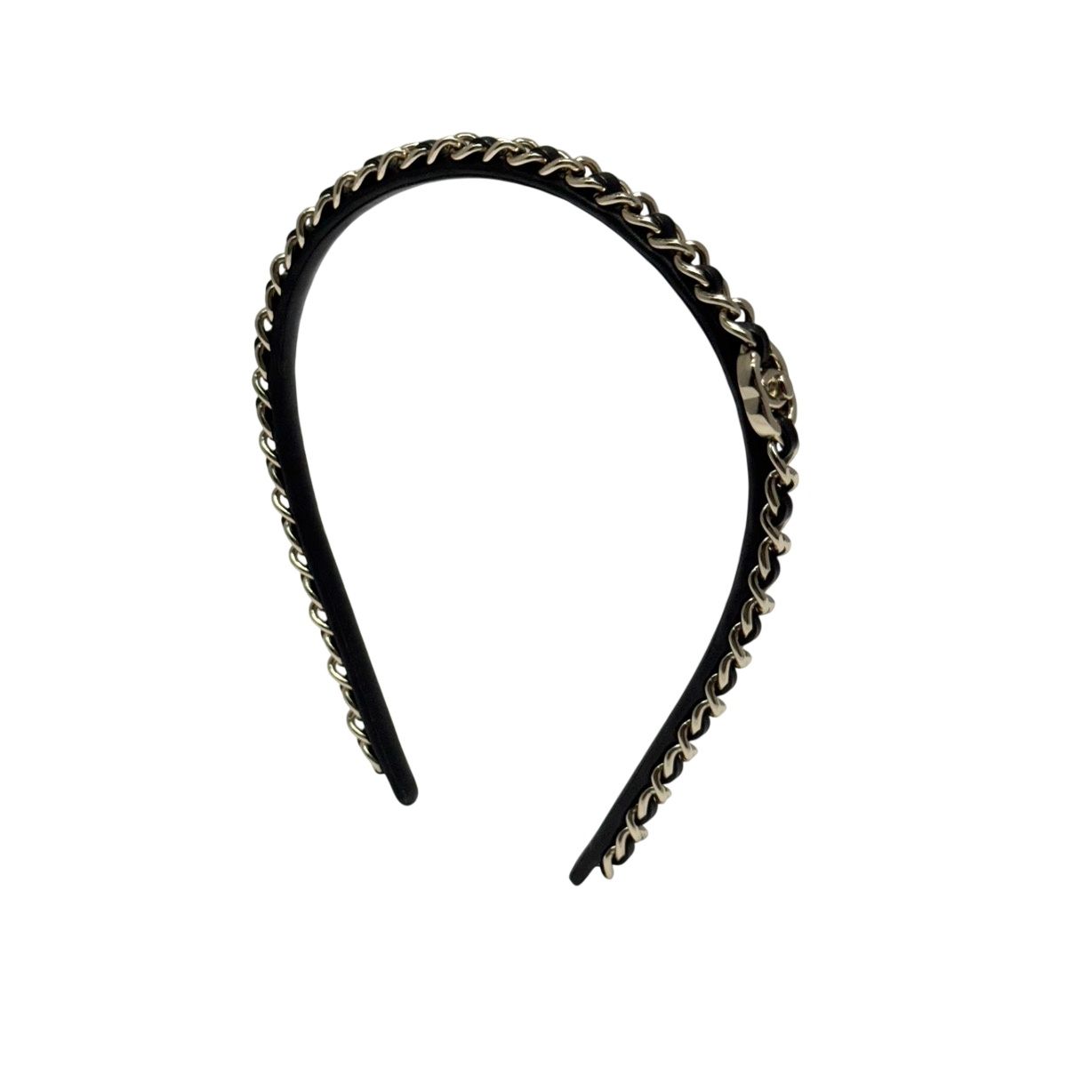 CHANEL シャネル カチューシャ B22 チェーン ココマーク AB6143