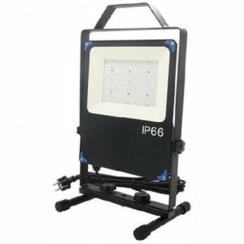 坂謙 矢田 LED投光器 80W9600ルーメン 2芯3芯兼用 YD-F80W 19014628