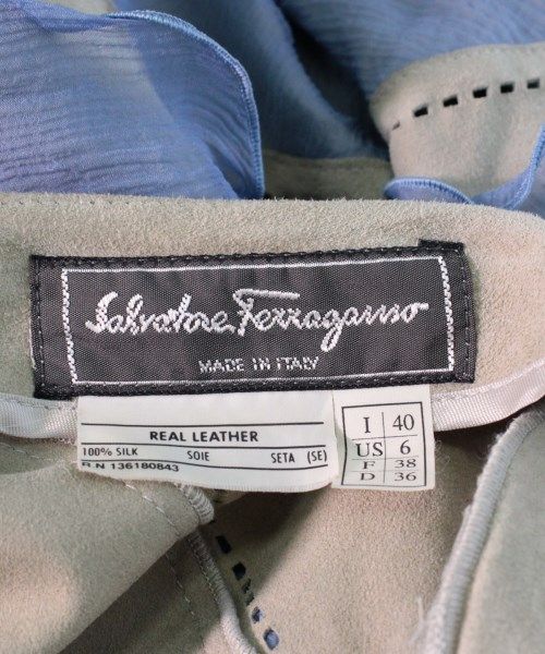 Salvatore Ferragamo ノーカラージャケット レディース 【古着】【中古