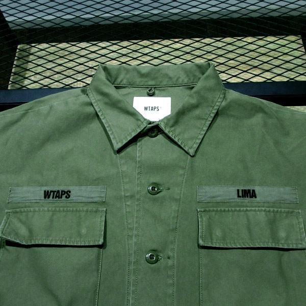 WTAPS ダブルタップス 20SS JUNGLE LS 01/SHIRT.COTTON.SATIN 201WVDT ...