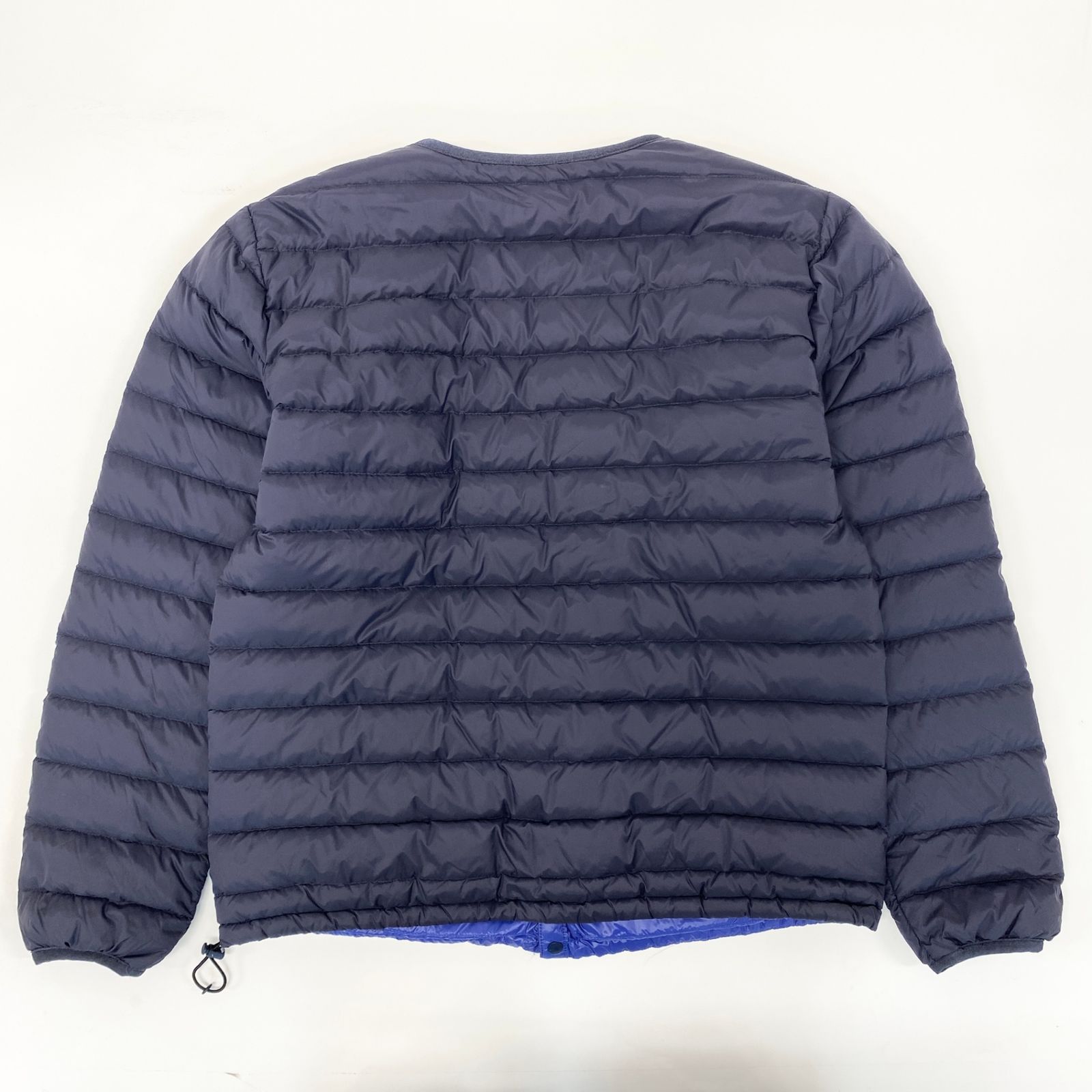 21i29 DANTON ダントン クルーネック インナーダウンジャケット アウター ジャケット JD-8751 42サイズ ネイビー メンズo07t