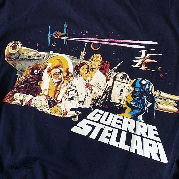 STARWARS スターウォーズ ロンT ロング Tシャツ 長袖 リブ バック 