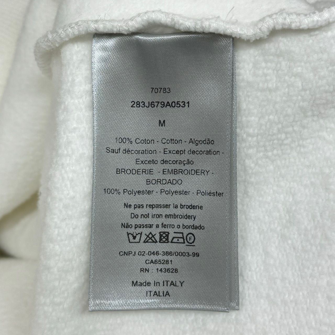 Dior Travis Scott 22AW Oversized Cactus Jack Dior Sweatshirt