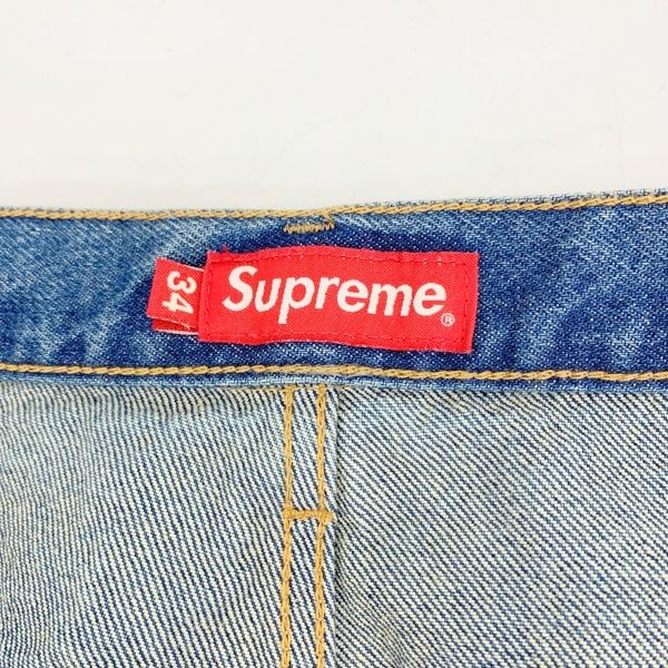 Supreme Baggy Jean バギー ジーンズ デニムパンツ ウォッシュド ロゴ刺繍 ワイド ストリート メンズ シュプリーム ズボン  DM12054□ - メルカリ