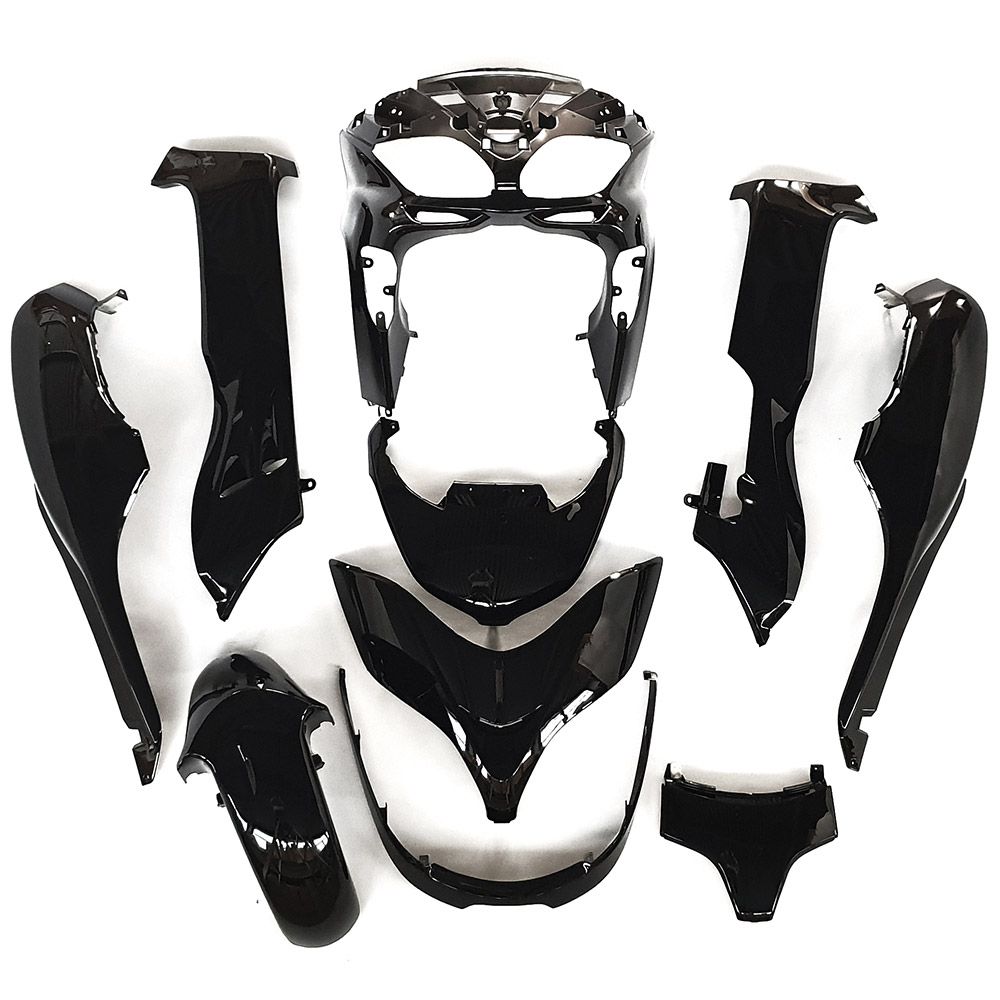 ホンダ フォルツァMF08-Z/X 外装カウル 10点セット 黒色 (トクトヨ