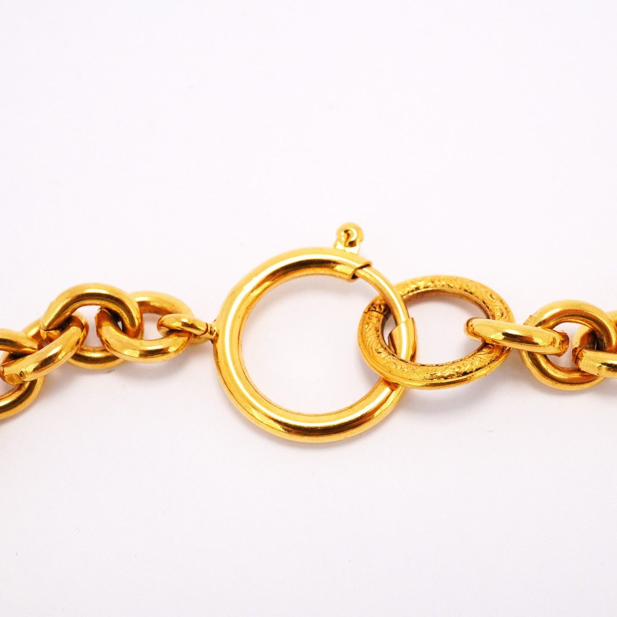 5jeb0185】シャネル ネックレス ヴィンテージ ココマーク GPメッキ  