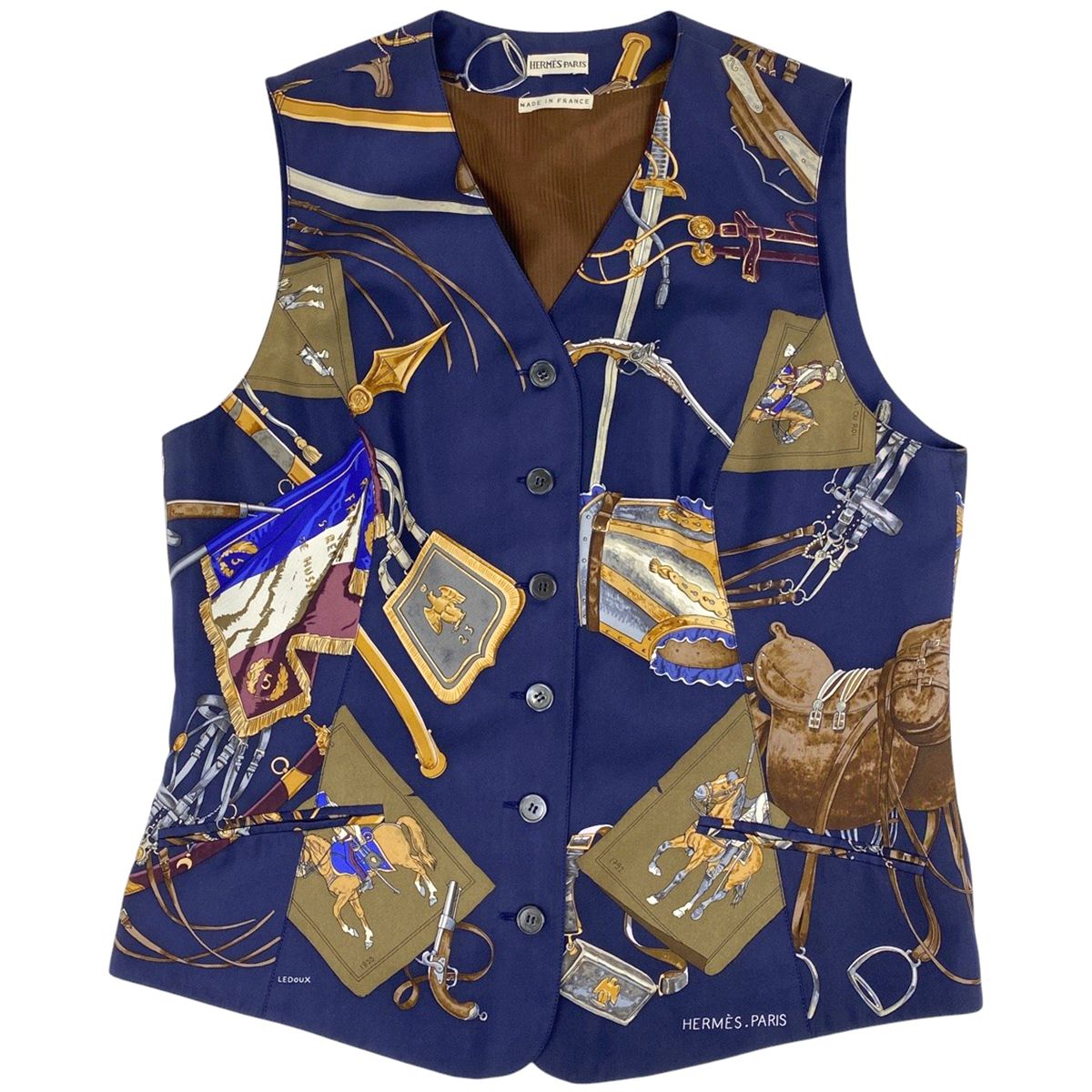 エルメス HERMES CAVALERIE FRANCAISE ベスト ジレ マルジェラ期