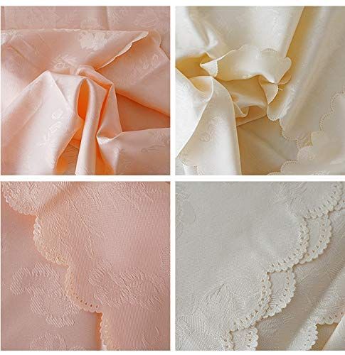 撥水加工 135 180 ピンク SSI K 5 ジャガード織りテーブルクロス 紅石