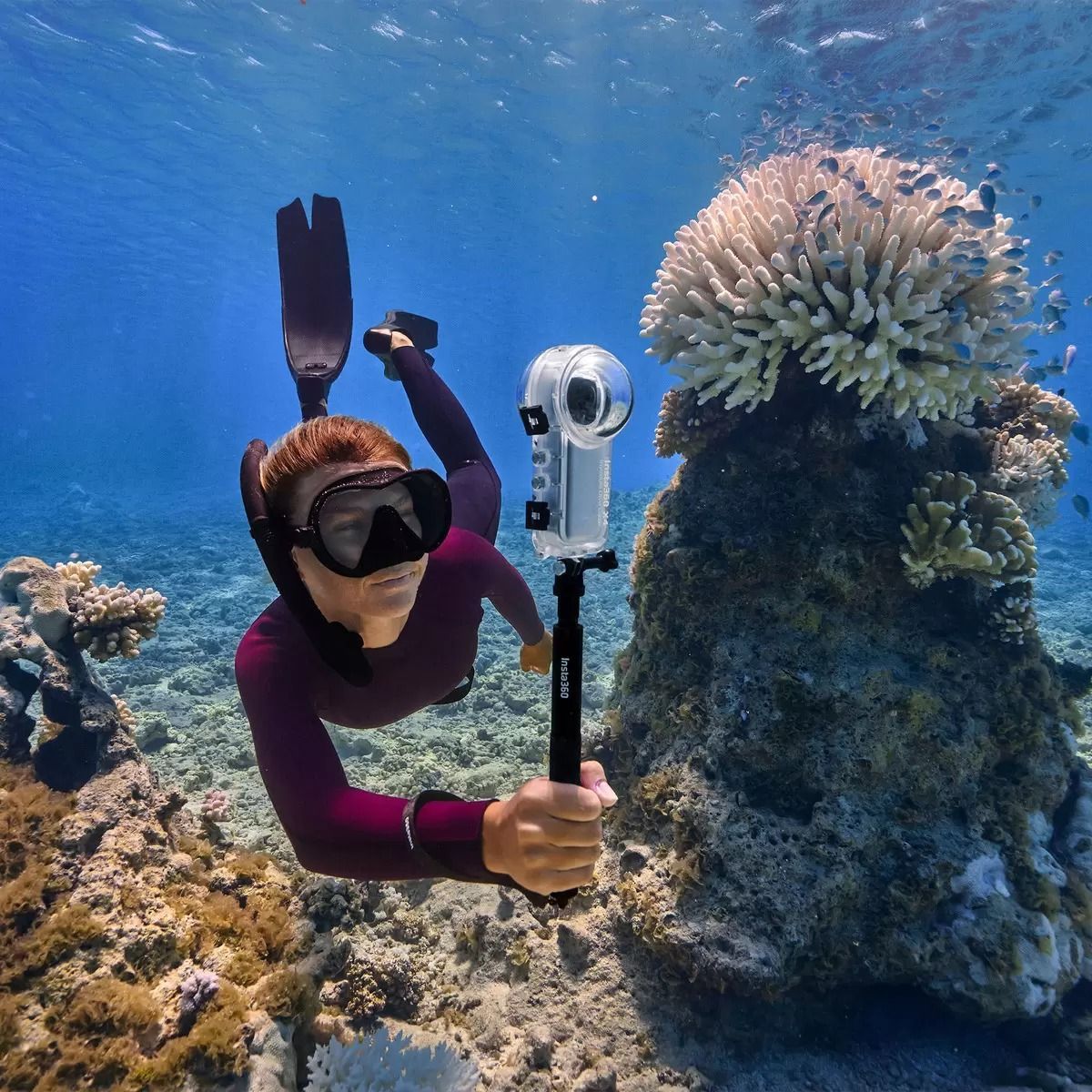 送料込み美品インスタ360バレットハンドル自撮り棒セットinsta360x5x4 INSTA360（インスタ360）X4 バレットタイム撮影セット | カメラ
