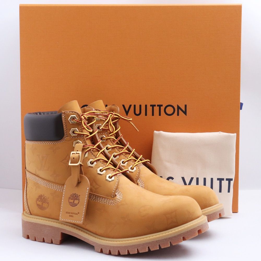 未使用 LOUIS VUITTON × TIMBERLAND 6inch Ankle Boot - メルカリ