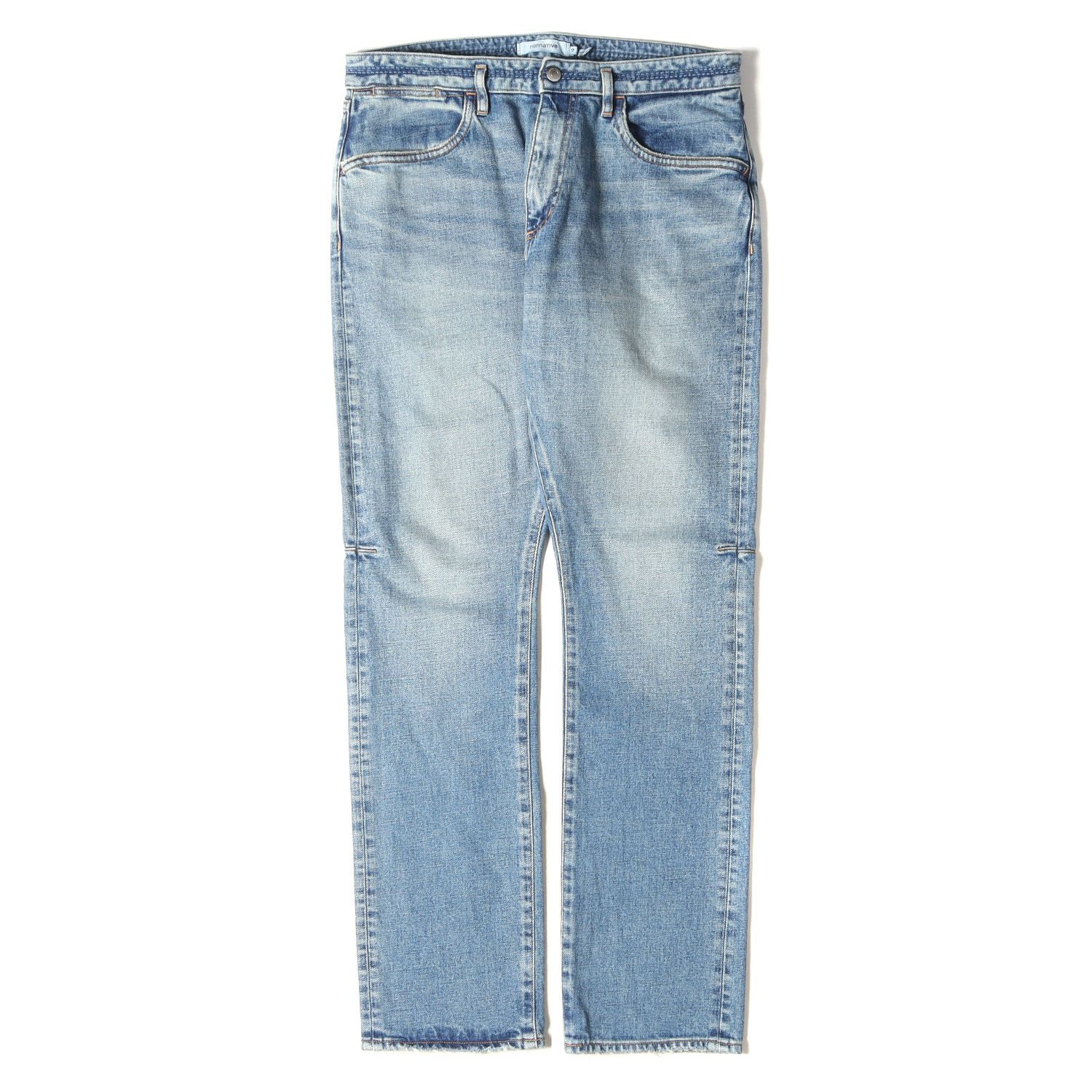 新品 NONNATIVE ノンネイティブ パンツ ヴィンテージ加工 ストレッチ 