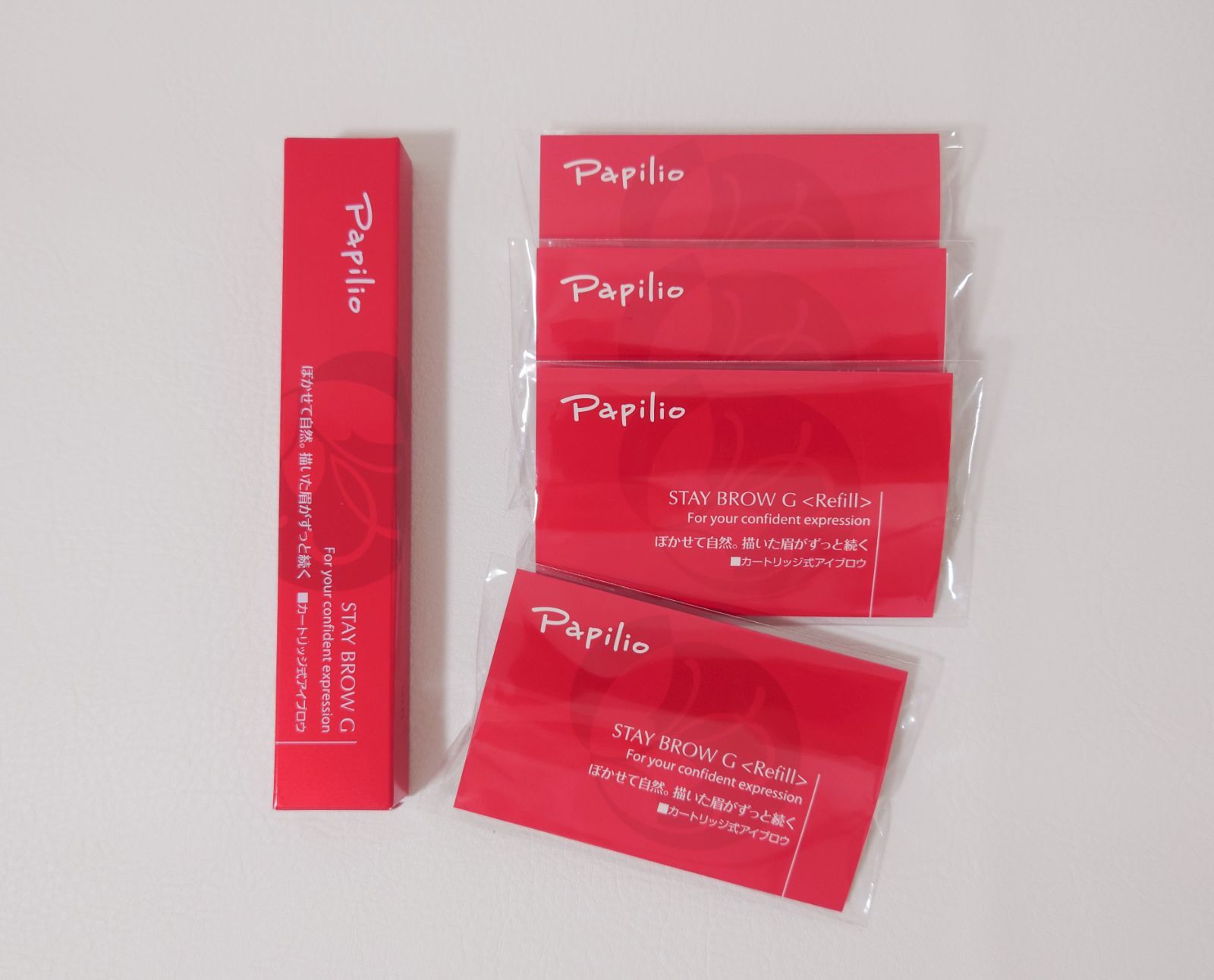 新パッケージ〈ライトブラウン〉パピリオ ステイブロウ G 001〈リフィル〉 新パッケージ12時間以内発送❗パピリオ ステイブロウ 001 ライト