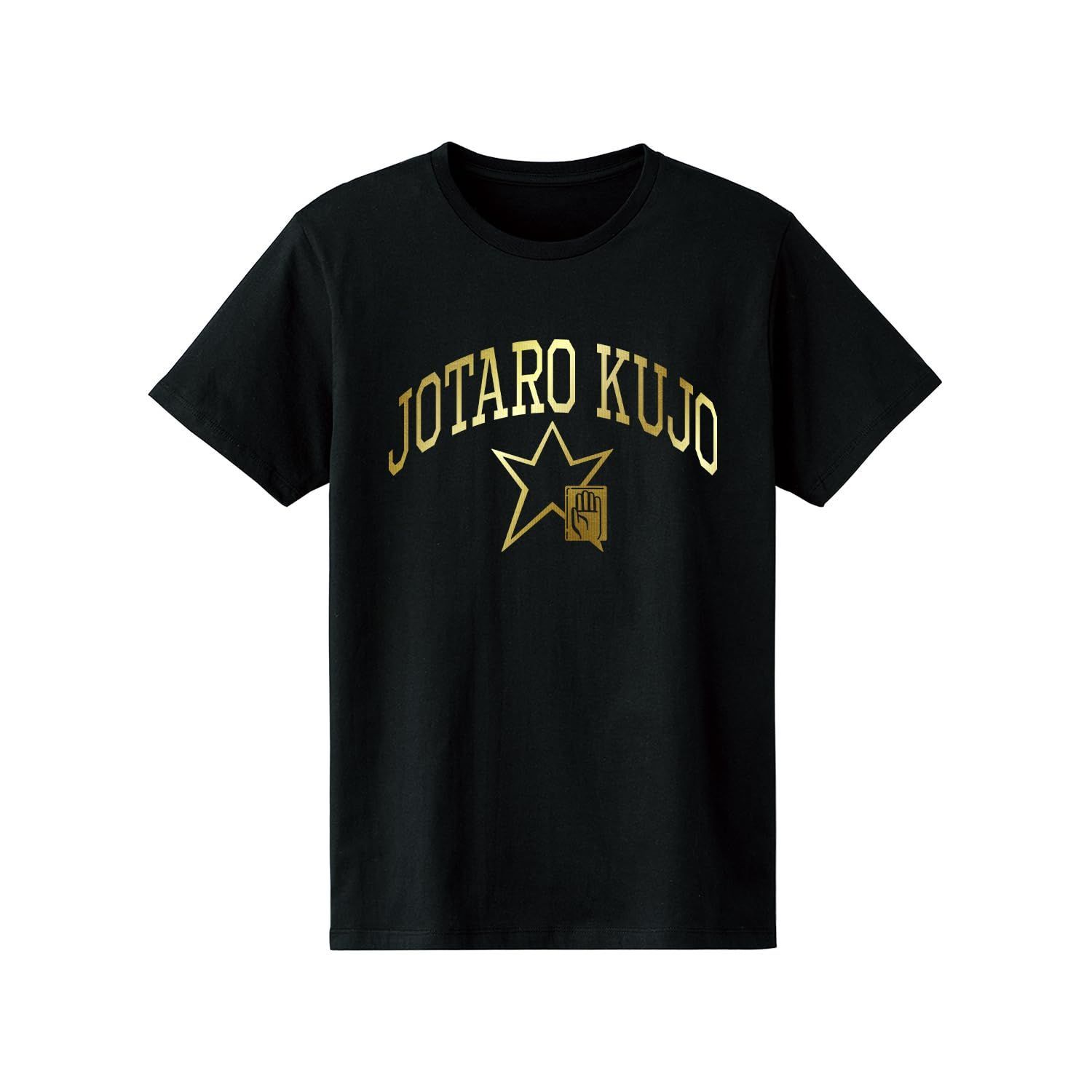 新品 アニメ「ジョジョの奇妙な冒険 ストーンオーシャン」 空条承太郎 箔プリントTシャツ メンズ XLサイズ
