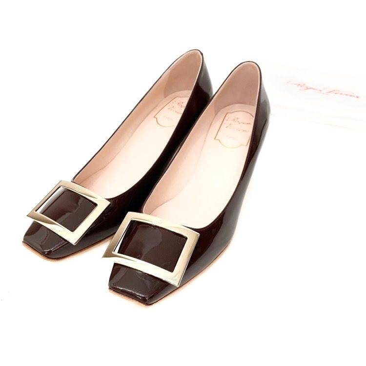 ✨極美品✨ ロジェヴィヴィエ パンプス ベルヴィヴィエ トランペット エナメル 未使用品 Roger Vivier ロジェヴィヴィエ ベル ヴィヴィエ