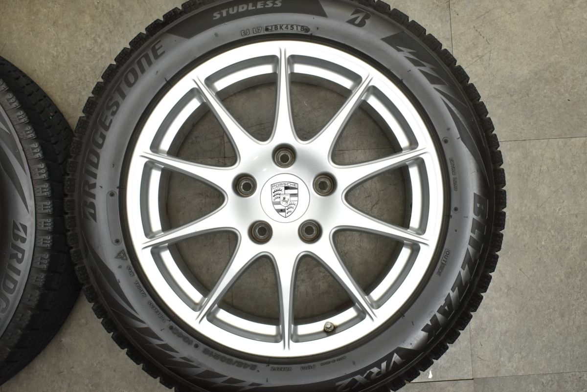 BBS製 ポルシェ 970 パナメーラ S 純正 18in 8J 59 9J 53 PCD130 ブリヂストン ブリザック VRX2 245 50R18 RD429 RD430 FFCRYSTALESIA_COM