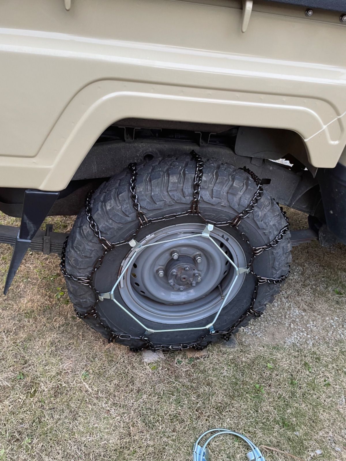 7.50R16LT タイヤチェーン バンド付き