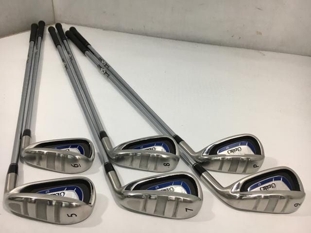 返品OK 【中古ゴルフクラブ】(6本セット)ツルヤゴルフ Golden Prix RX