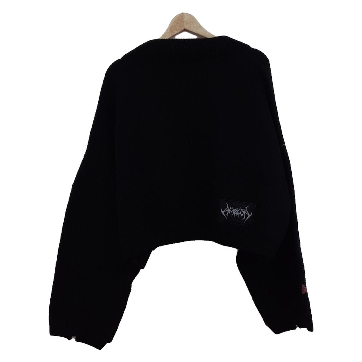 AMBUSH - AMBUSH(アンブッシュ) カーディガン サイズXS レディース美品  - 黒 長袖/ショート丈/ジップアップ/2023AW AMBUSH(アンブッシュ) カーディガン サイズXS レディース美品
