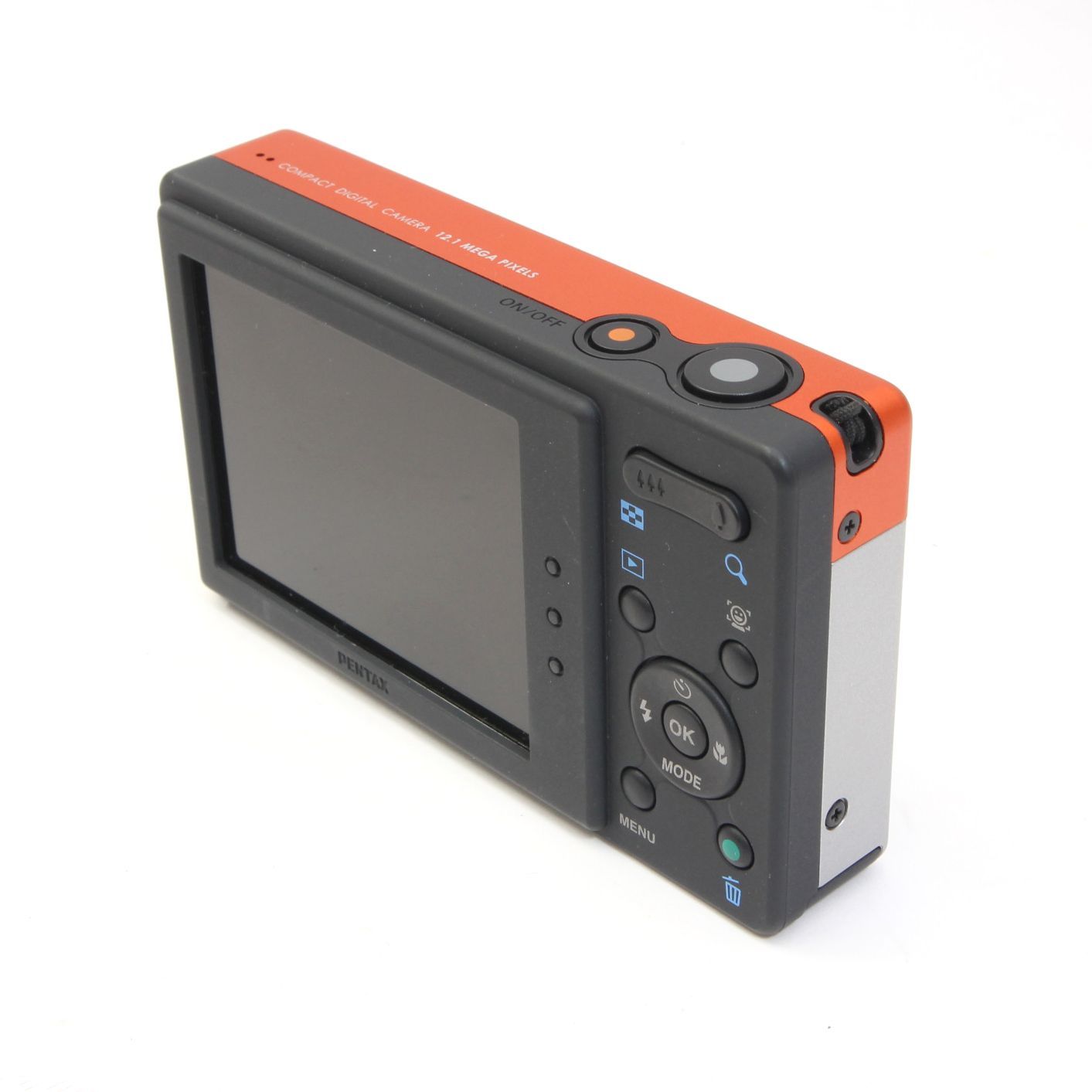 PENTAX ペンタックス Optio H90 オレンジ×シルバー コンパクトデジタル